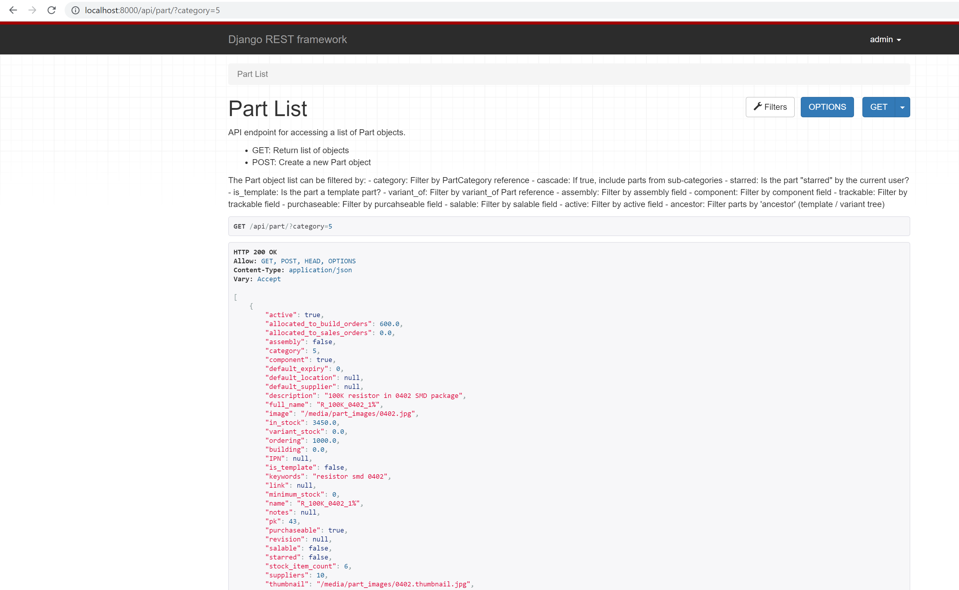 List API