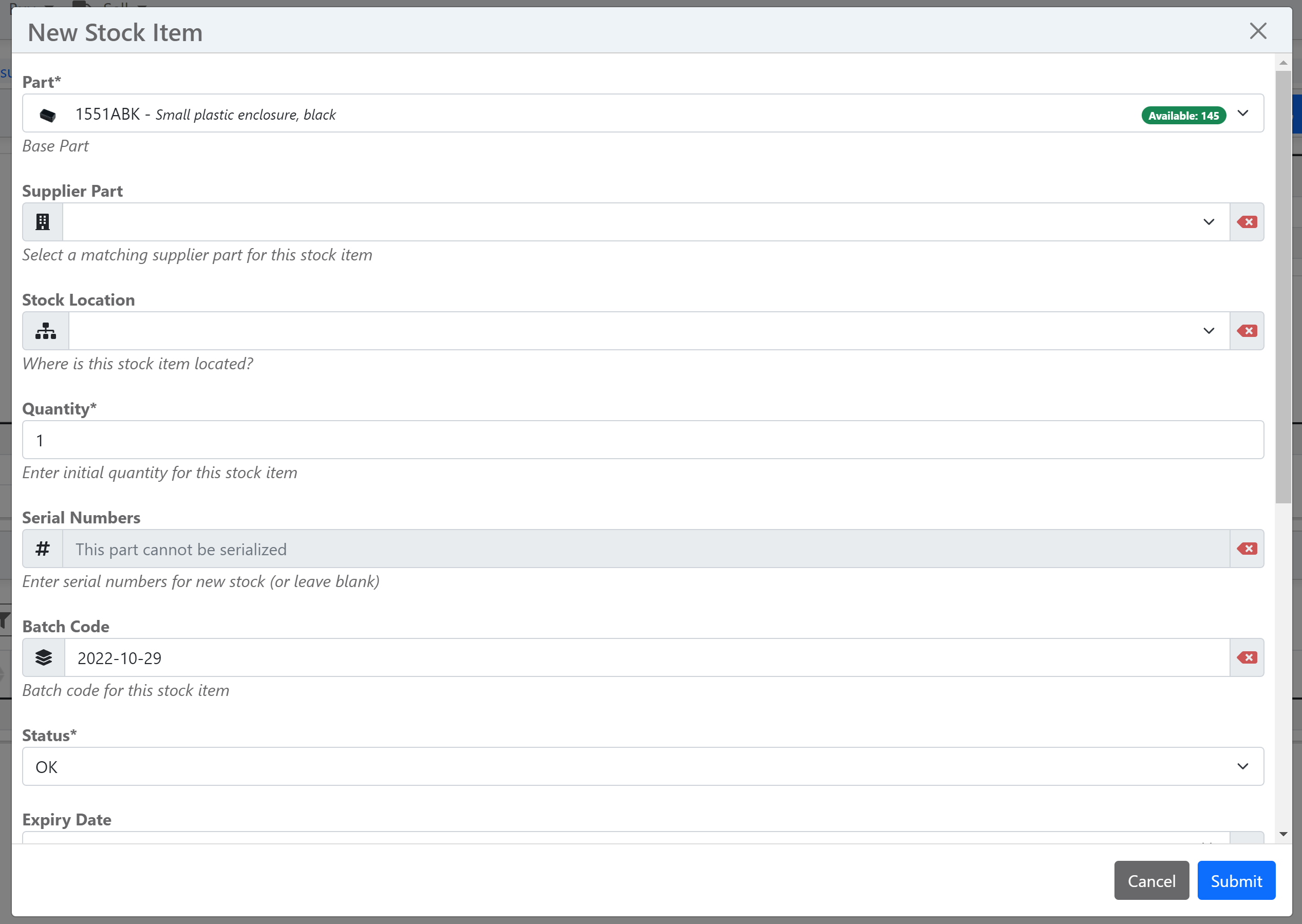 API forms (english)
