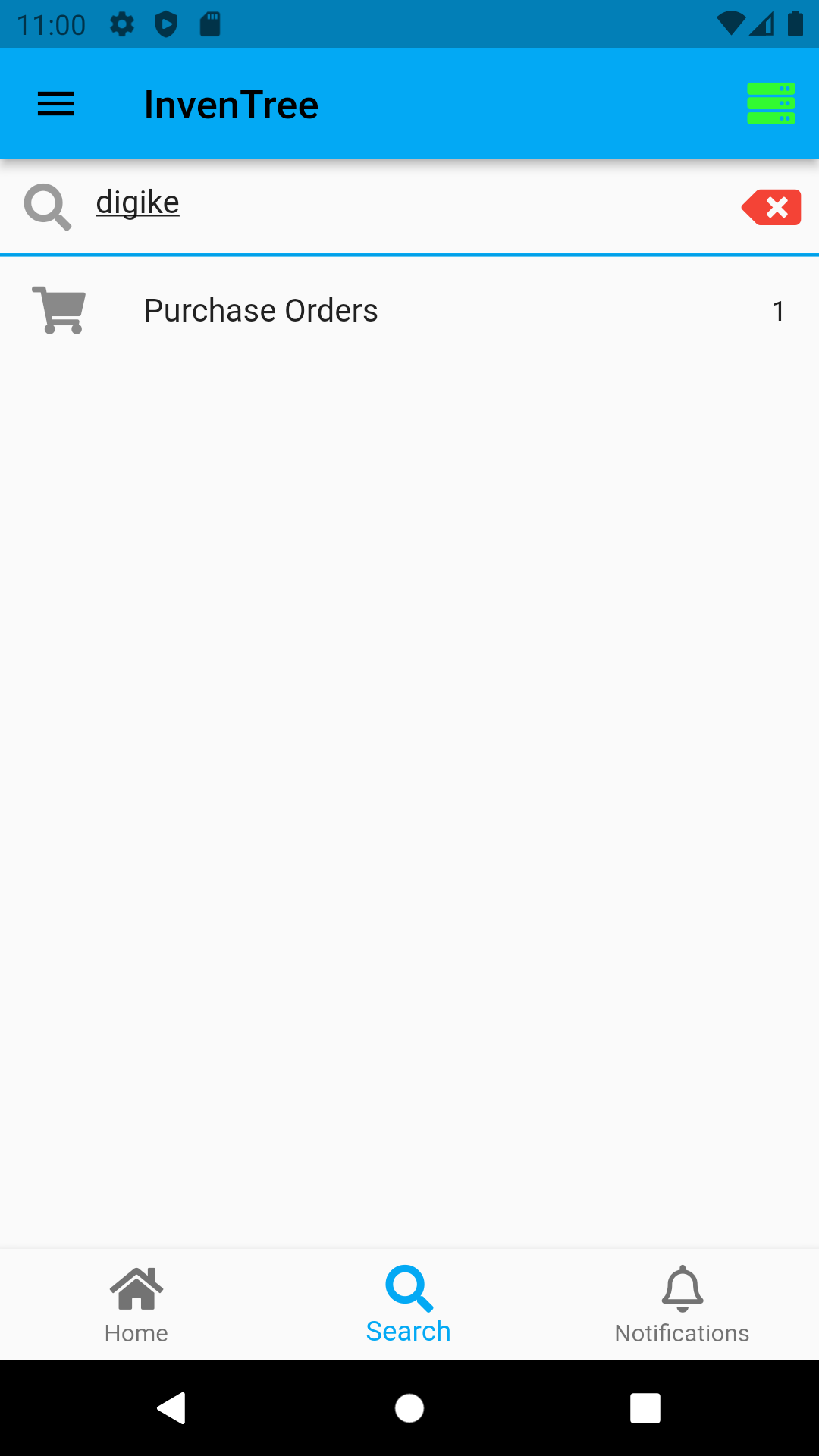 Search results