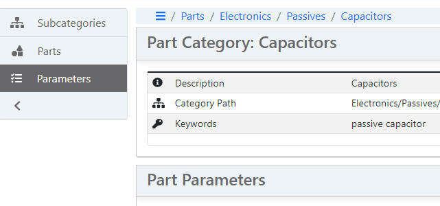 Parametric Table Tab